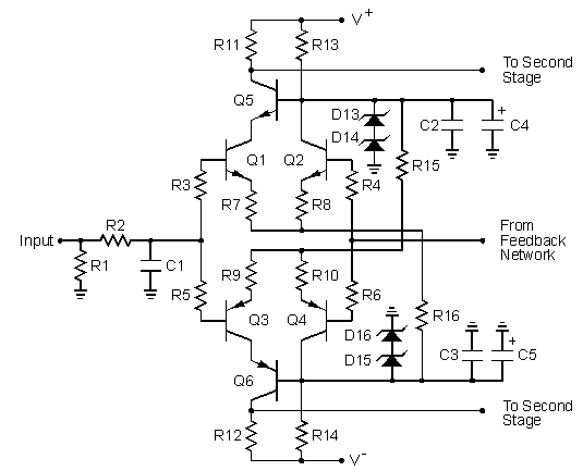 Figure 1. Amplifier input stage.